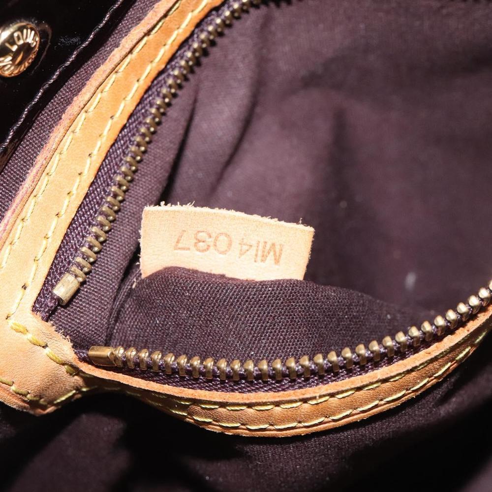 LOUIS VUITTON Monogram Vernis Reade PM Hand Bag Amarante M91993 LV Auth 118523 - Picture 12 of 16